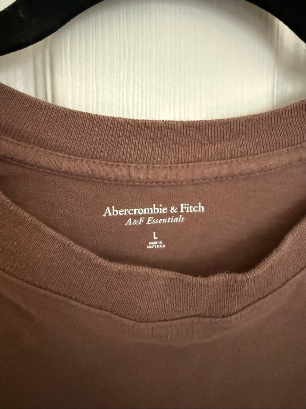 Abercrombie & Fitch Women's Mauve-Brown Short Sleeve Tee - Picture 2 of 2